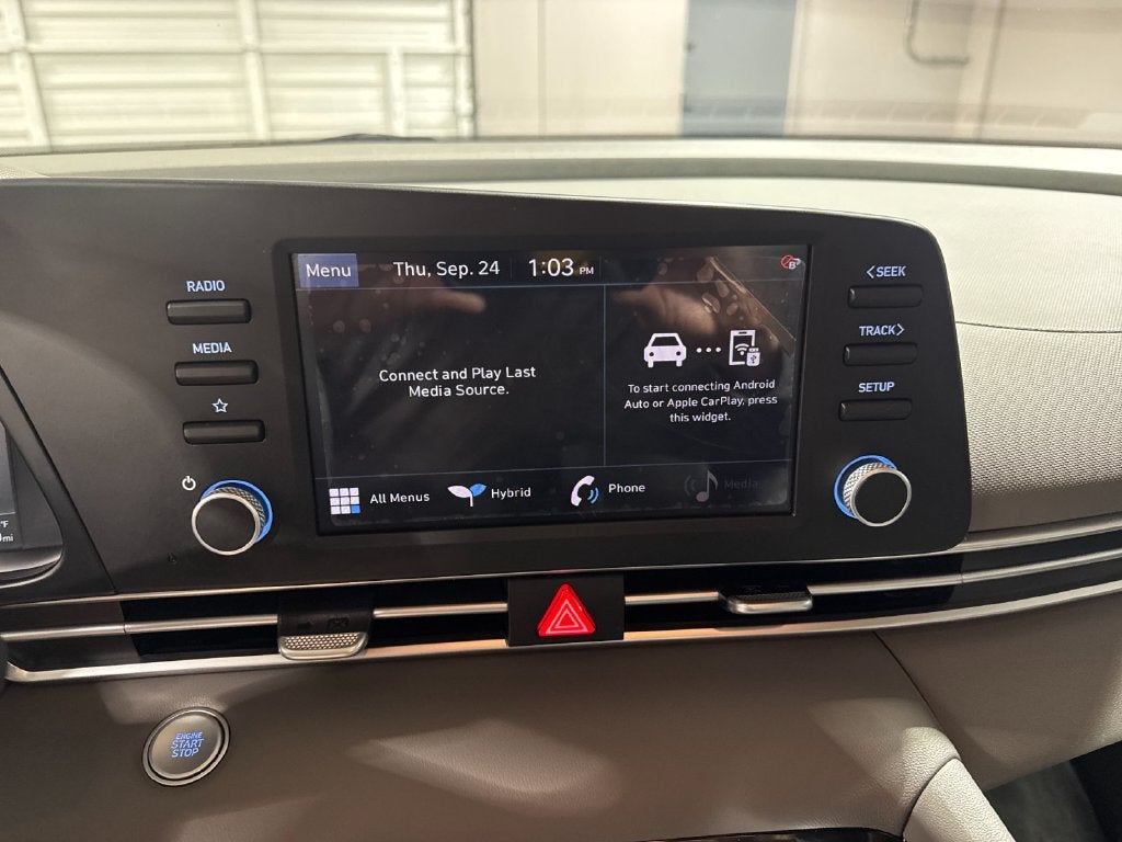 2023 Hyundai Elantra Hybrid Blue